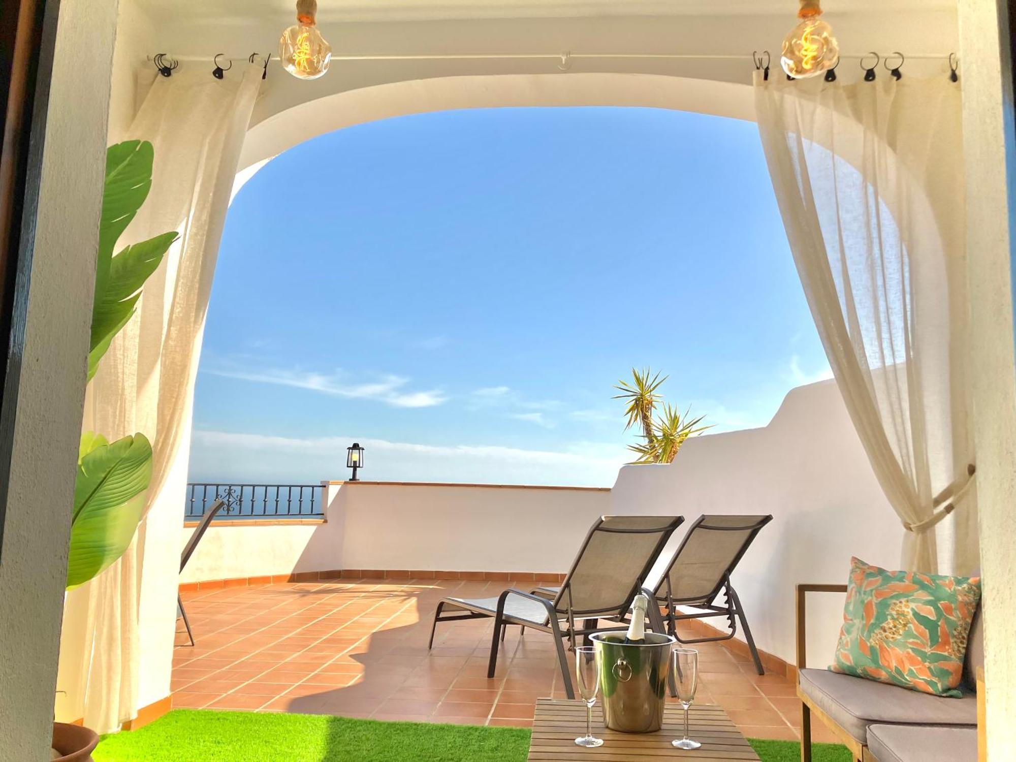 Buenos Suenos- Balcon De Frigiliana Apartment Exterior foto